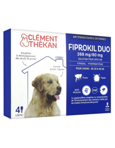 CLÉMENT THÉKAN FIPROKIL DUO 268 MG/80...