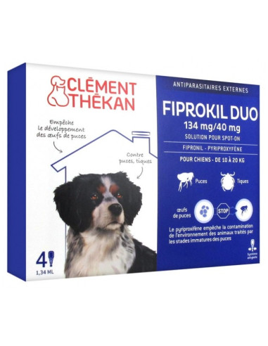 CLÉMENT THÉKAN FIPROKIL DUO 134 MG/40...