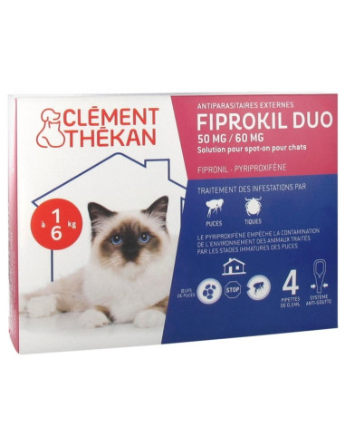 CLÉMENT THÉKAN FIPROKIL DUO 50 MG/60...