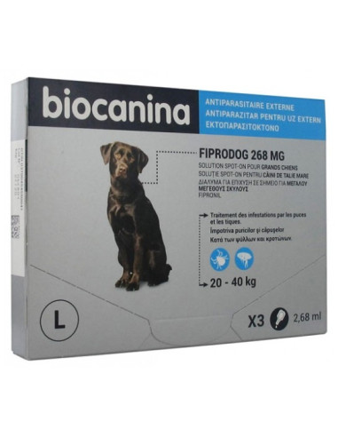 BIOCANINA FIPRODOG 268 MG SOLUTION...