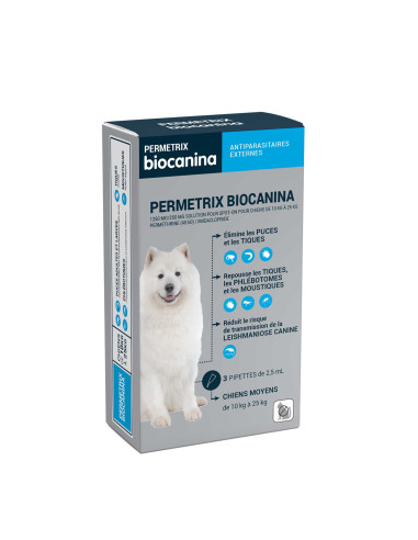 Biocanina Permetrix Chiens moyens...