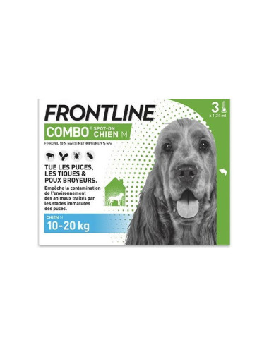 Frontline Combo Chien M (10-20kg) x3...