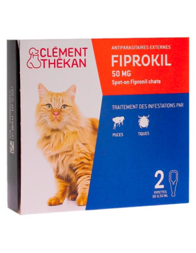 Clément Thékan Fiprokil 50 mg Chat 2...