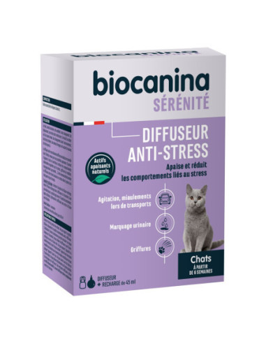 BIOCANINA DIFFUSEUR ANTI-STRESS CHAT...
