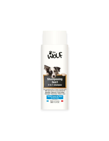 Les Wouf Shampooing 3 en 1 200ml