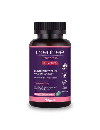 Manhaé Coupe Faim 60 Gummies