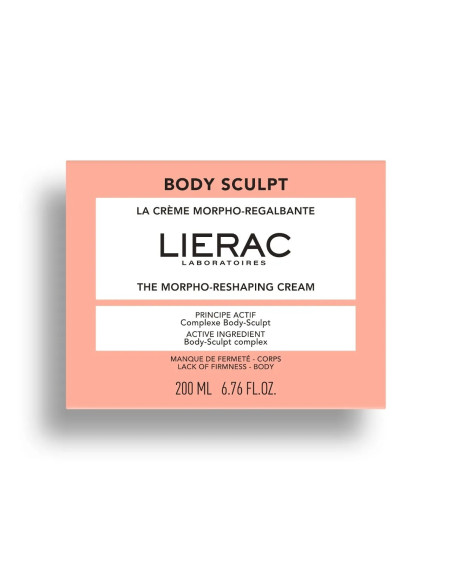 LIERAC BODY SCULPT - La Crème Morpho-Regalbante - Corps - Tous Types de Peaux, 200ml
