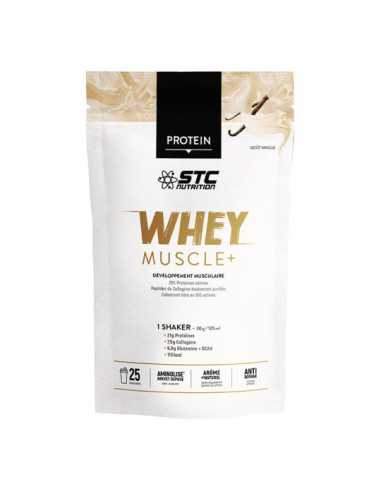 STC WHEY MUSCLE+ PROTEIN VANILLE 750G