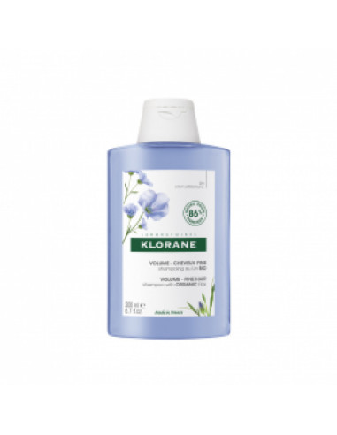 Klorane Shampooing volume au lin Bio...