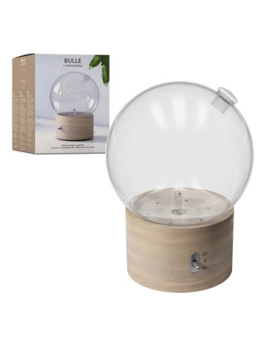 PRANAROM DIFFUSEUR BULLE BOIS/VERRE
