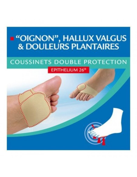 Epitact Coussinets Double Protection Hallux Valgus Taille S 1 Paire