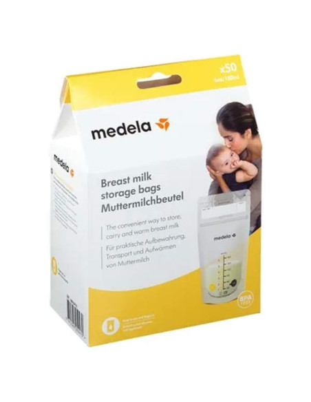 Medela Sachets de Conservation pour Lait Maternel 50 unités