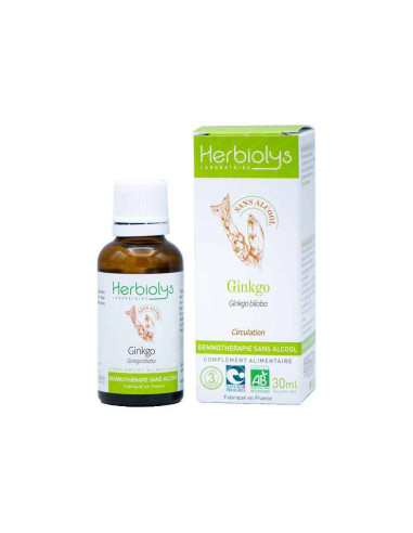 Herbiolys Ginkgo sans alcool 30ml