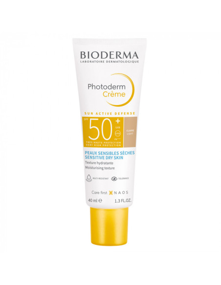 Bioderma Photoderm crème Teinté claire peaux sensibles sèche