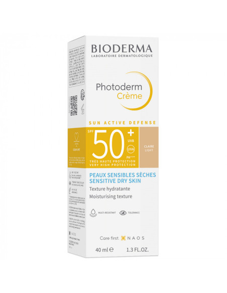Bioderma Photoderm crème Teinté claire peaux sensibles sèche
