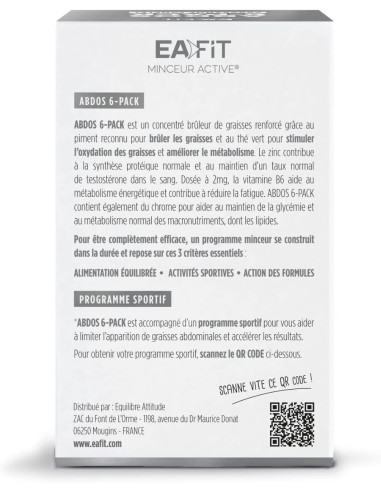 Eafit Abdos 6-pack 120 comprimés