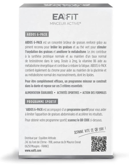 Eafit Abdos 6-pack 120 comprimés