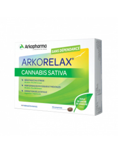 Arkorelax Cannabis Sativa 30 comprimés