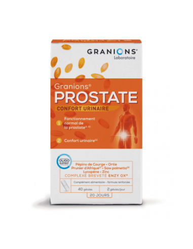 Granions prostate boite de 40 gélules