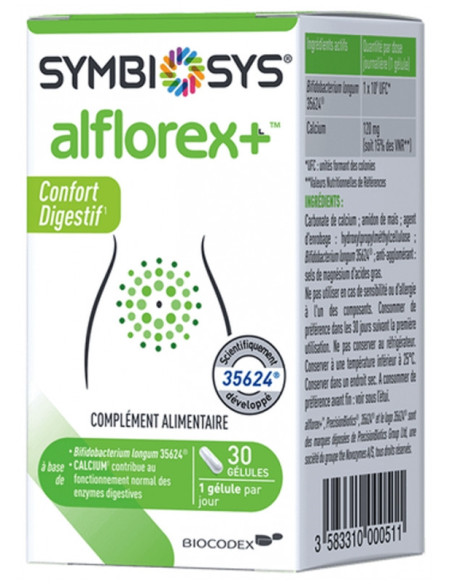 Biocodex Symbiosys Alflorex+ Confort Digestif 30 Gélules