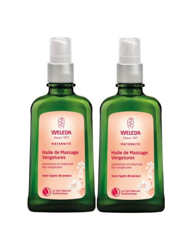 Weleda huile de massage vergetures...