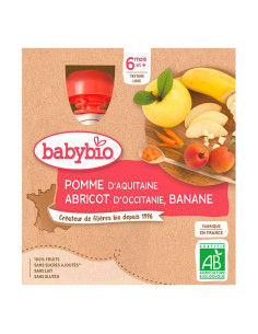 BABYBIO 4 gourdes pomme...