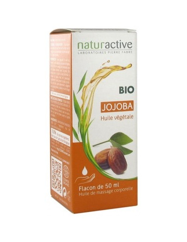 NATURACTIVE HUILE VÉGÉTALE JOJOBA BIO...