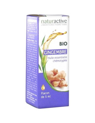 HUILE ESSENTIELLE GINGEMBRE BIO 5 ML