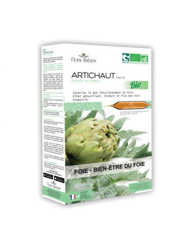 Flora Natura Artichaut Bio 20 ampoules