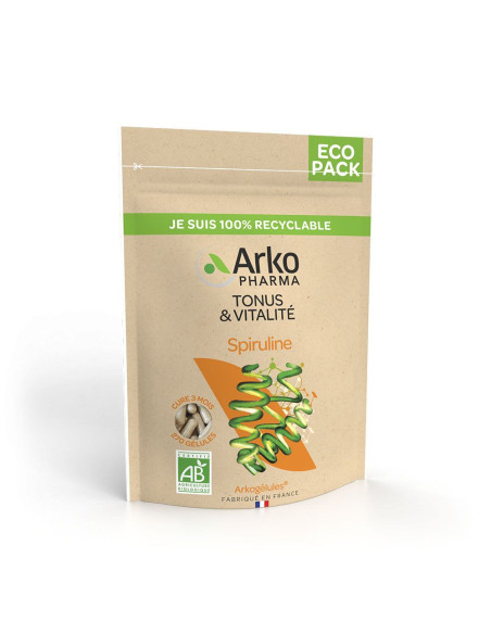 Arkopharma arkogélules Spiruline Bio Tonus & Vitalité 270 gélules
