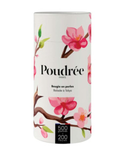 Poudrée Bougie en perle...