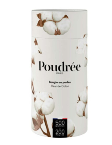 Poudrée Bougie en perle Fleur de...