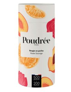 Poudrée Bougie en perle...