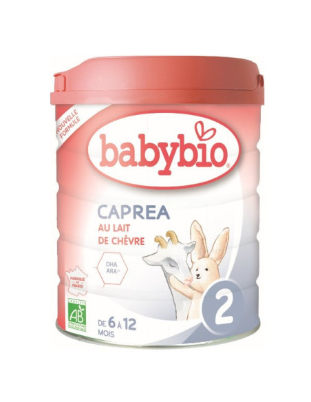 BABYBIO CAPREA 2ème Age 6 à 12 mois LAIT BIO 800G