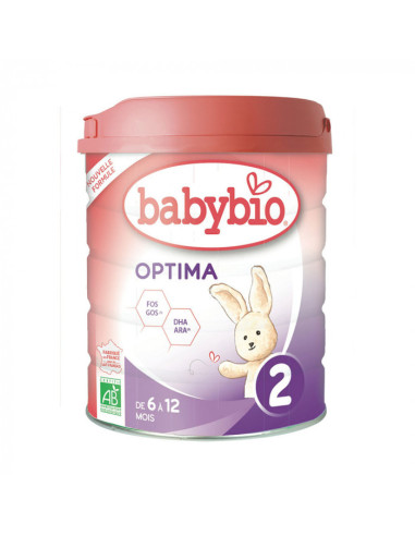 BABYBIO OPTIMA 2ème Age LAIT BIO 800G