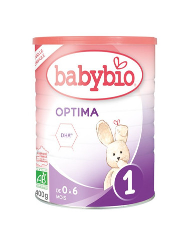 BABYBIO Optima 1 de 0 à 6 mois 400g