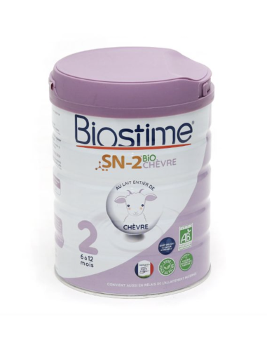 Biostime Lait Chèvre BIO 2ème Age 800...