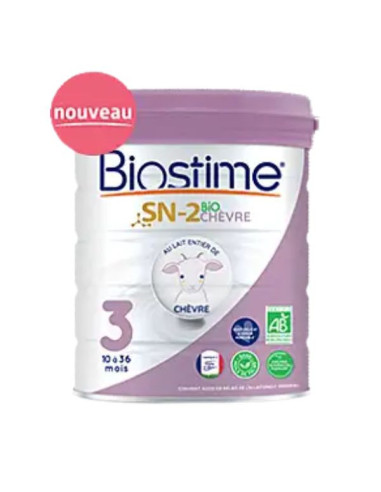 Biostime Lait Chèvre BIO 3ème Age 800...