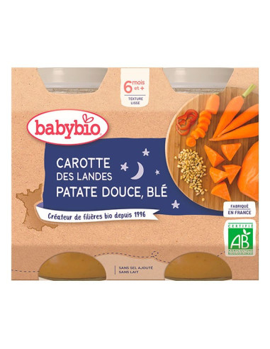 BABYBIO Petits pots Carotte Patate...