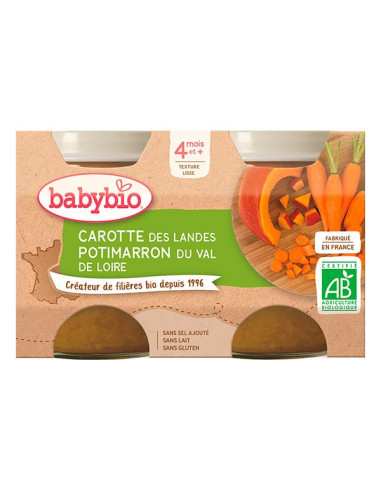 BABYBIO Petits pots Carotte...