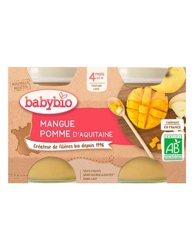 BABYBIO Petits pots mangue et pomme...