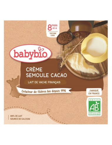 Babybio Desserts Lactés Gourde Crème...
