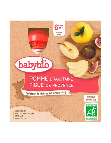 BABYBIO Gourde à la pomme d'Aquitaine...