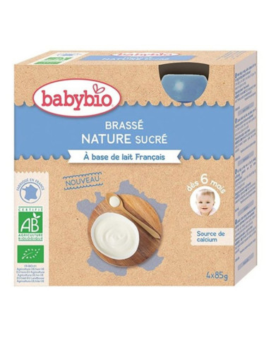 BABYBIO Brassé nature sucré gourde...