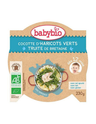 BABYBIO Assiette haricots verts...
