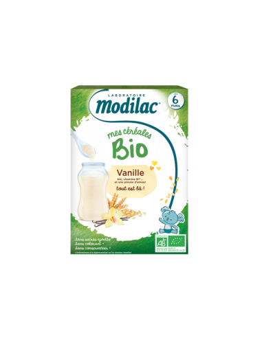 MODILAC MES CÉRÉALES VANILLE BIO 250G...