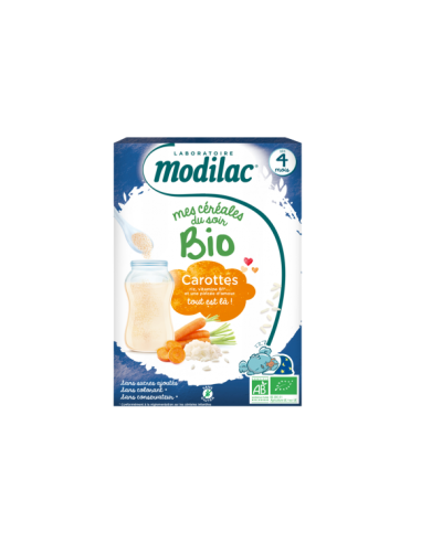 MODILAC MES CÉRÉALES DU SOIR CAROTTE...