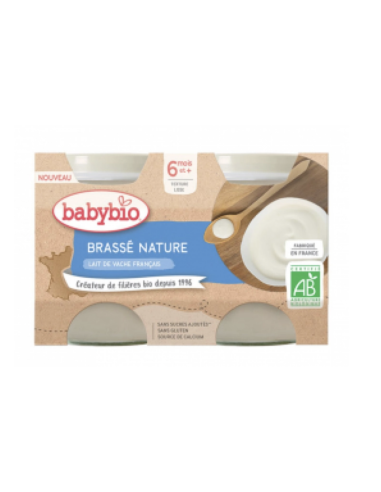 BABYBIO POTS LACTÉS AU LAIT DE VACHE...