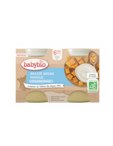 BABYBIOPOTS LACTÉS AU LAIT DE BREBIS...