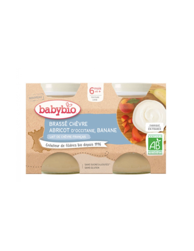 BABYBIO POTS LACTÉS AU LAIT DE CHEVRE...